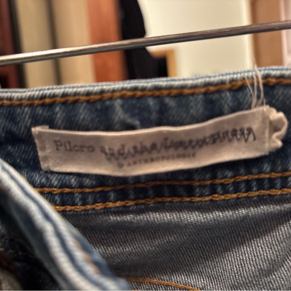 Pilcro and the Letterpress Blue Embroidered Boyfriend Jeans - Picture 5 of 10